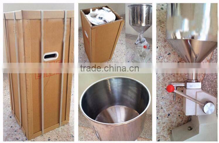 Small A03 new manual filling machine (2.5-50ml) for cream shampoo cosmetic liquid filler