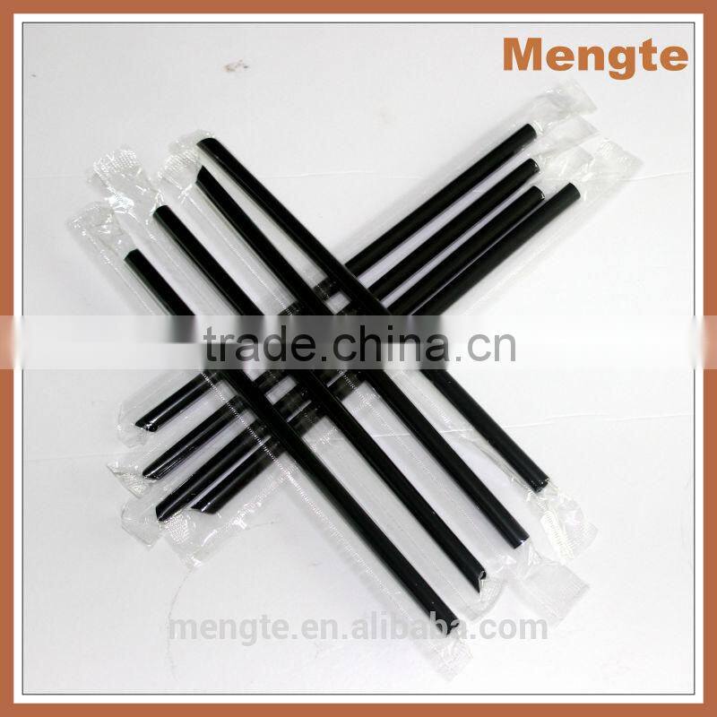 Mengte Individual Wrapped Pearl Milk Tea Drinking Straw