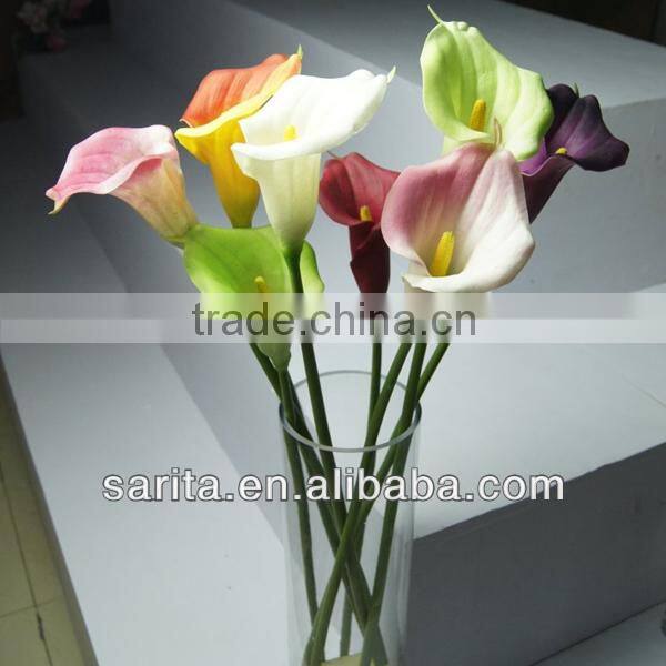high quality artificial real touch calla lily for decoration