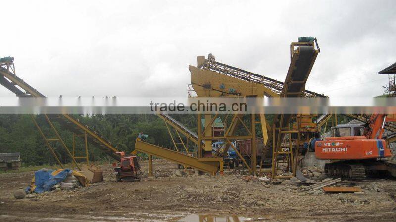 ZOONYEE automatic stationary complete stone crushing plant stone crusher