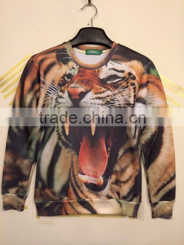 3D digital print men's sweatshirts
