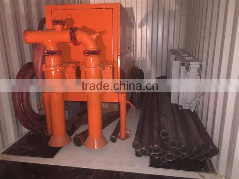 Hydraulic foam concrete slurry conveying pump