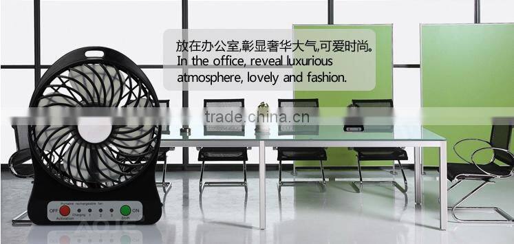 2016 Hot-Sale high performance DC 5V portable mini cooling fan ,rechargeable usb fan
