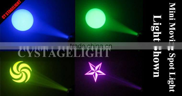 White/Black Housing 60W/75W/90W Mini Spot Led Moving Head Gobo