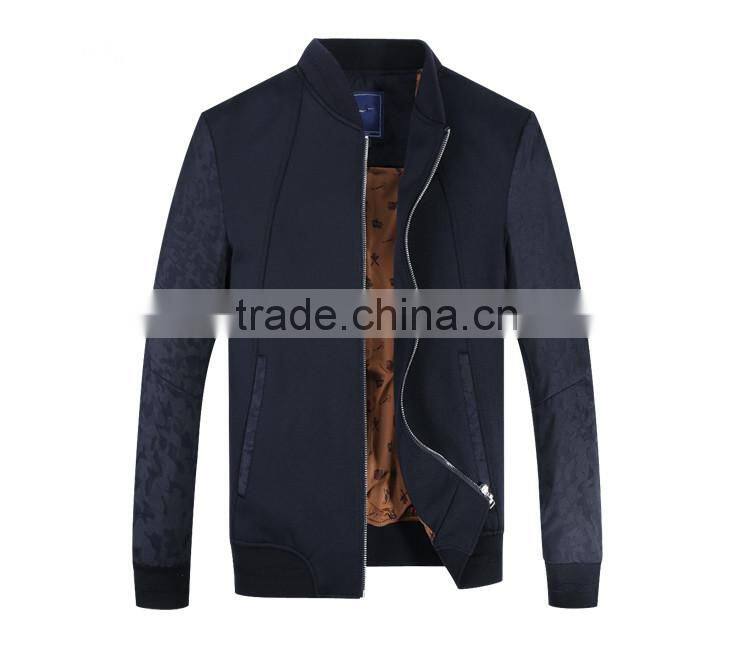 Elegant Mens Slim Zipper Up Jackets Coats