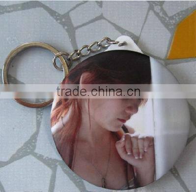 *cosmetics mirror compact mirror key chain with custom colors