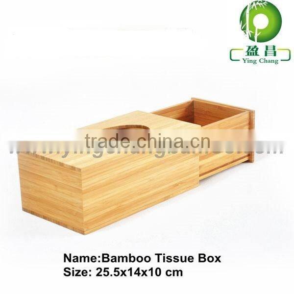 bamboo coaster car and storage bin tea tray