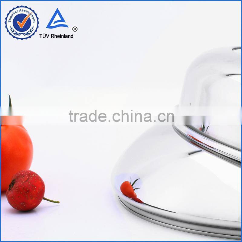 Indian popular restaurant equipment wholesale round glass lid