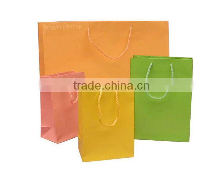 High quality colorful paper bags printing