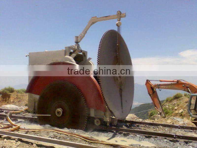 TJSN Double Blade Stone Cutting Machine For Granite Quarries