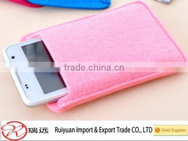 Factory price High quality flexible felt phone bag