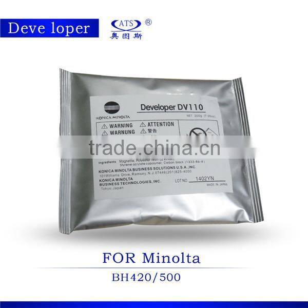 grade A copier part developer for Minolta Bizhub dv511 bh420 bh500 bh421 bh501 photocopy machine