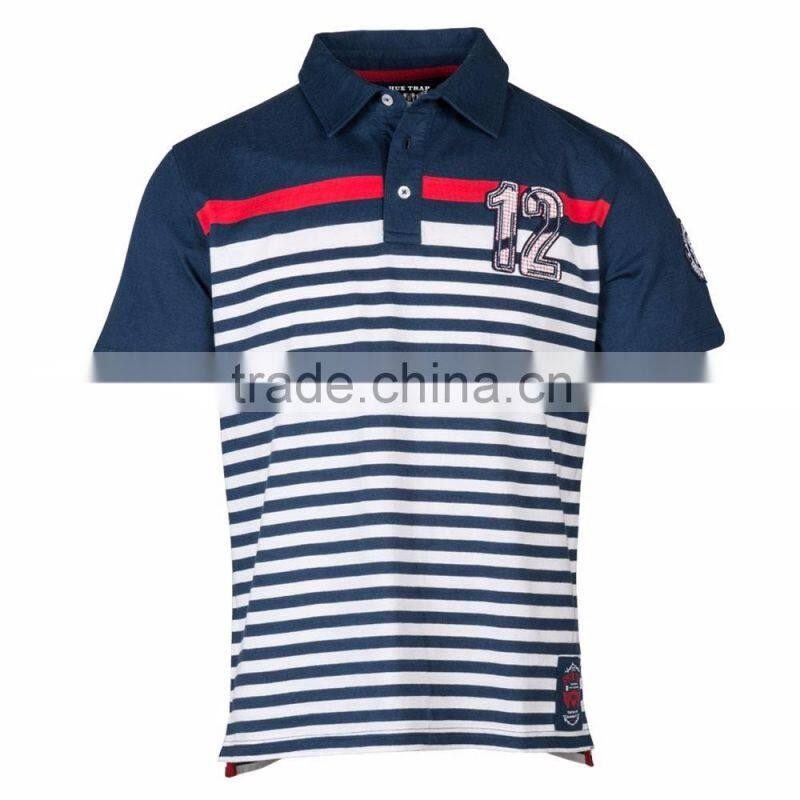 Yarn Dyed Polo Tshirt Mens