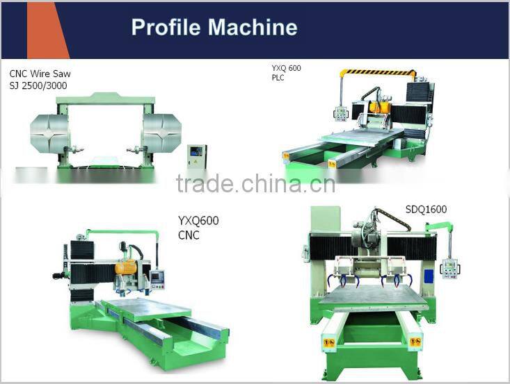 Marble stone fixing machine for the edge