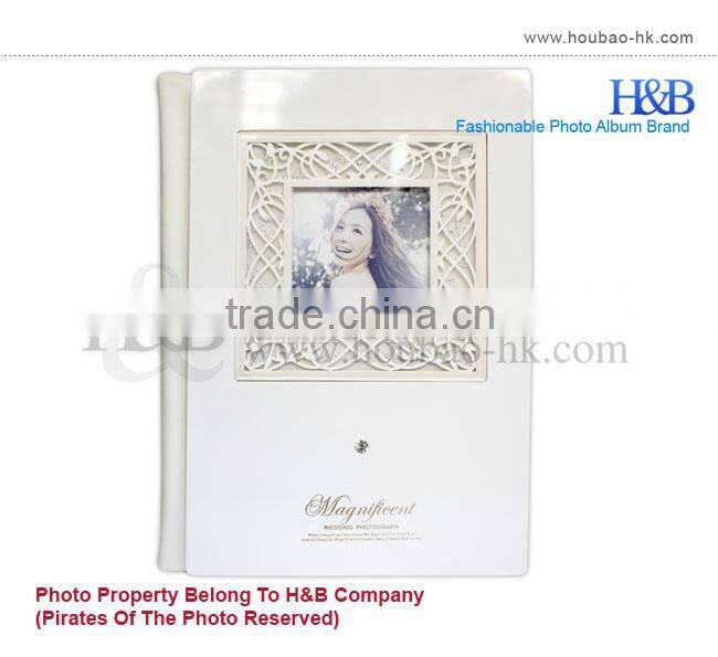 Wholesale Elegant A4 White Painting Wedding Album With Inserts