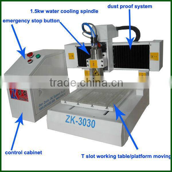 Mini PCB CNC Router ( Milling&Dring&Engraving) 300*300MM ZK-3030