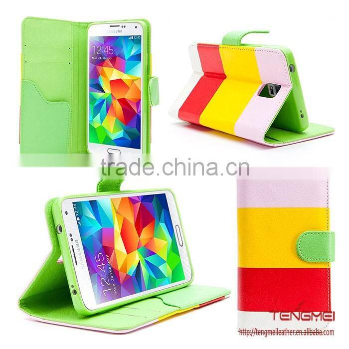 magnetic PU case for samsung for smasung s7 case