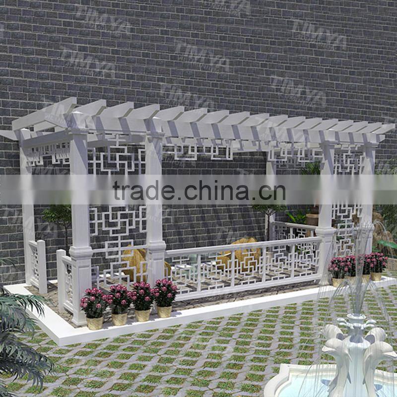 2016 High quality outdoor modern garden furniture pergola metal