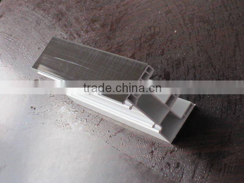 hot sale UPVC profile wood color PVC sliding window /doors and windows factory