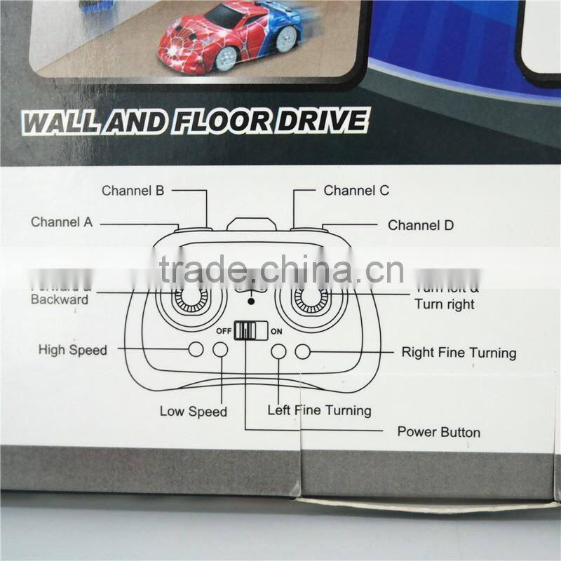 Newly remote control stunt wall climbing car