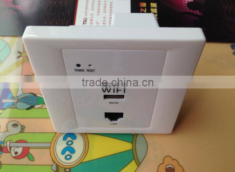 86MMIn wall wireless 802.11B AP router, hotel wall mount access point router, 2.4G wall wireless access point