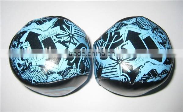 Hand sewing footbags, mini hackysack.mini footbag