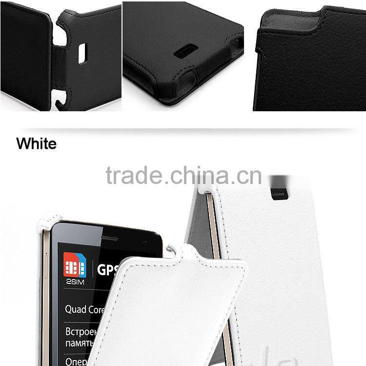 Luxury flip leather mobile phone case for Explay RIO EXP 4