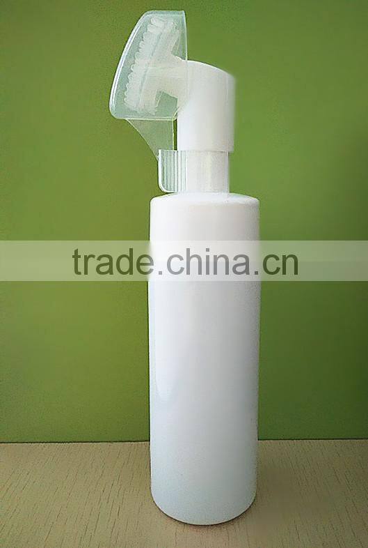 Personal care industrial use gel water bottle 200ml 250ml PET plastic water bottle with spray pump
