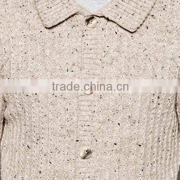 new design Men's fashion shawl collar button cardigan sweater