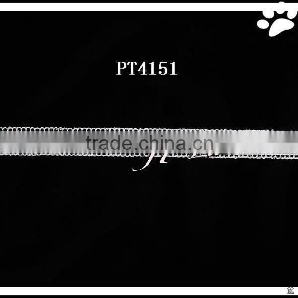 2.3cm embroidery polyester lace trim for garment(PT4152)