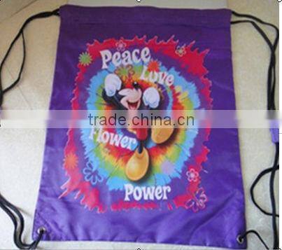 210D Polyester Children Animal Drawstring Bag