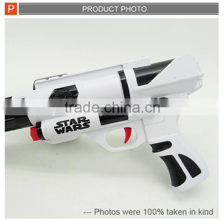 Eletric toys light up toys led flashing space gun with soft bullet