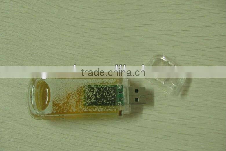 USB Flash Drive New type Liquid Design,high quality factory supplier, liquid usb flash drive