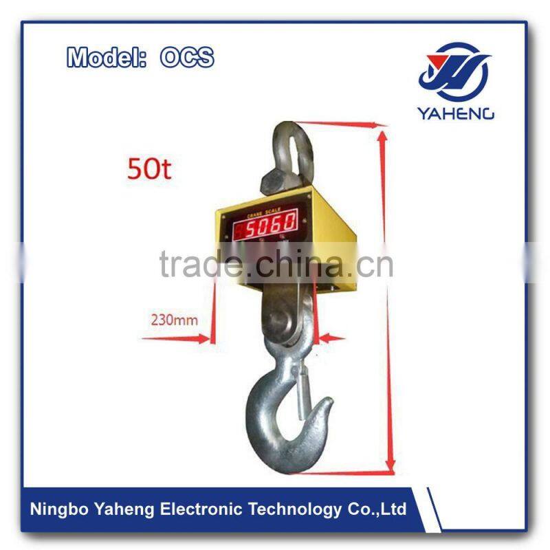 Cheap Weighing Industry Crane Scale with Wireless Bucket OCS 1to 30t Electronic Weighing Wireless large scale