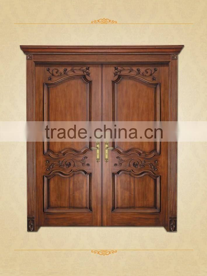 French Antique Carved Wood Doors in Oak Wood
