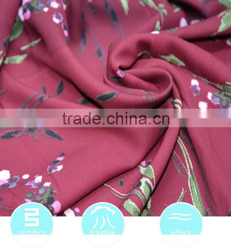 Fashion new style polyester fabric 75D real wax print fabric from China produced