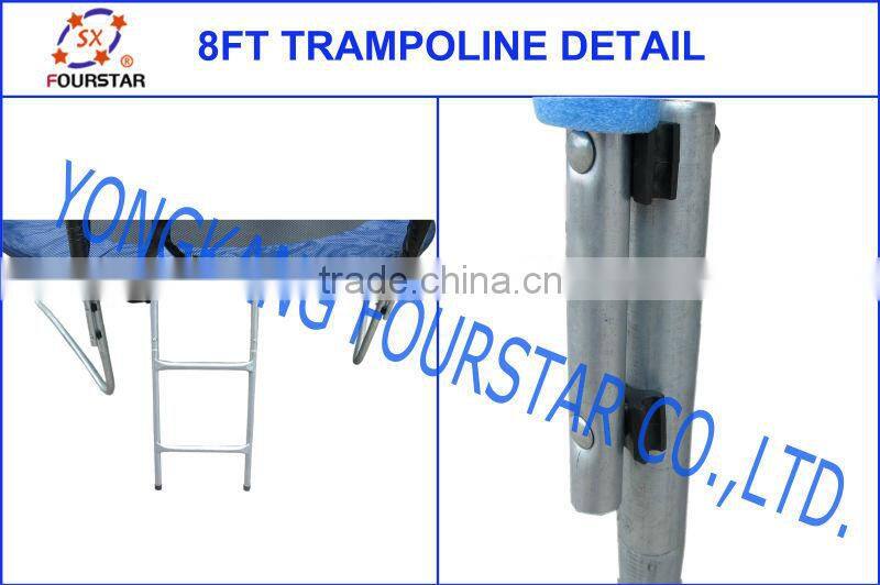 Small Commercial Kids 8FT Trampoline With Safety Net