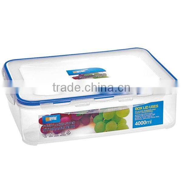 Rectangle Shape BPA Free Airtight 1100ml Kitchen Food Cereal Storage Container China Factory