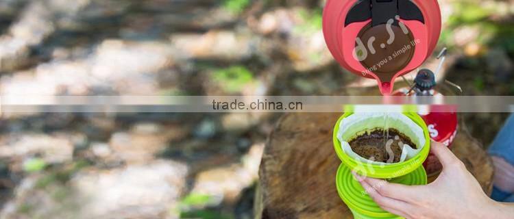 Office Foldable Heat Resistant Food Grade Silicone Coffee Filter