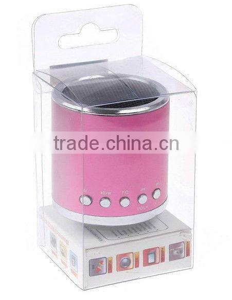 Blue/Red Line in Portable speaker with FM Micro SD TF Stereo Speaker Music MP3 Player Amplifier