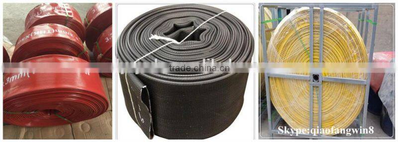 Large diameter and high pressure Agriculture water lay flat hose reel 12inch