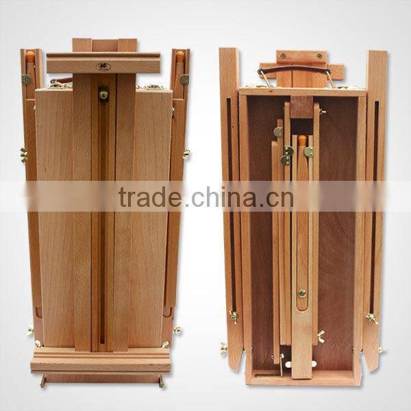 French Easel Wooden Sketch Box Portable Artist Tripod Painters Easel wooden artist studio easel