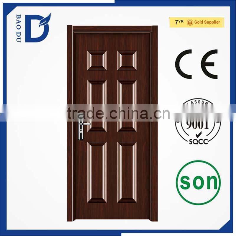 Decorative interior bathroom doors with glass inserts