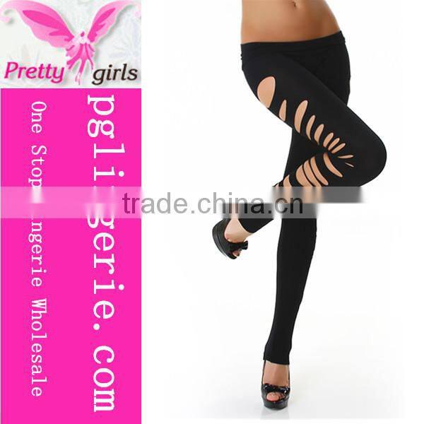 Wholesale Full Length Long Stretch Leggings black seamless legging