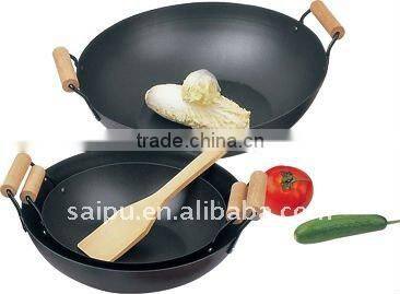carbon steel non-stick wok