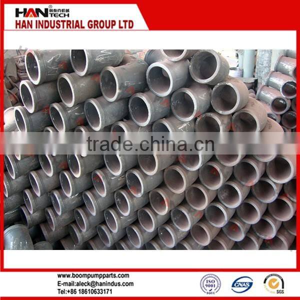 Enhanced Strength Wear Resistant Elbow SCHWING Putzmeister Double Layer Concrete Pump Elbow