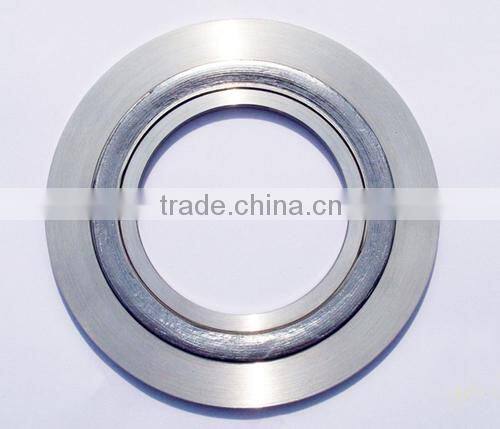 graphite spiral wound gasket with outer ring and inner ring, spiral wound gasket,non asbestos spiral wound gasket
