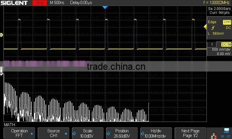 SDS2202X,oscilloscope digital display,200MHz portable oscilloscope,2 channels