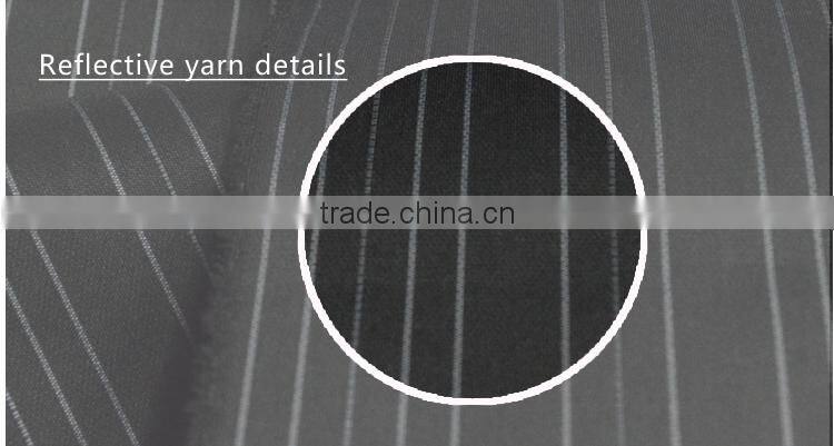 High visibility reflective shirt fabric for safety garment