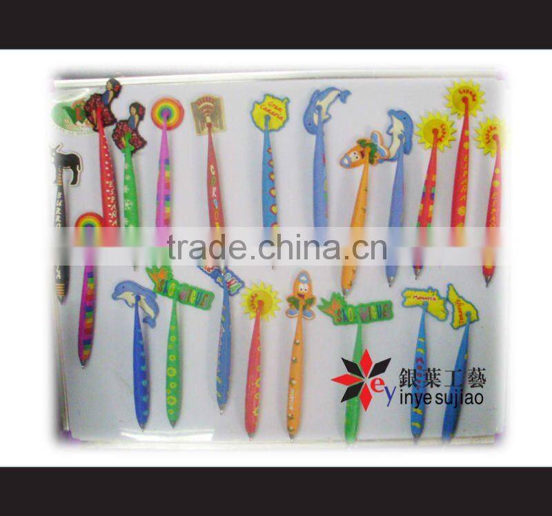 2011 flower design PVC Magnetic Pen for promotion